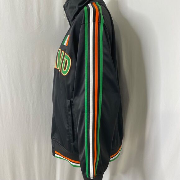 Ghast Ireland Track Jacket Men’s Large Black Full Zip Long Sleeve Athletic - Picture 9 of 13